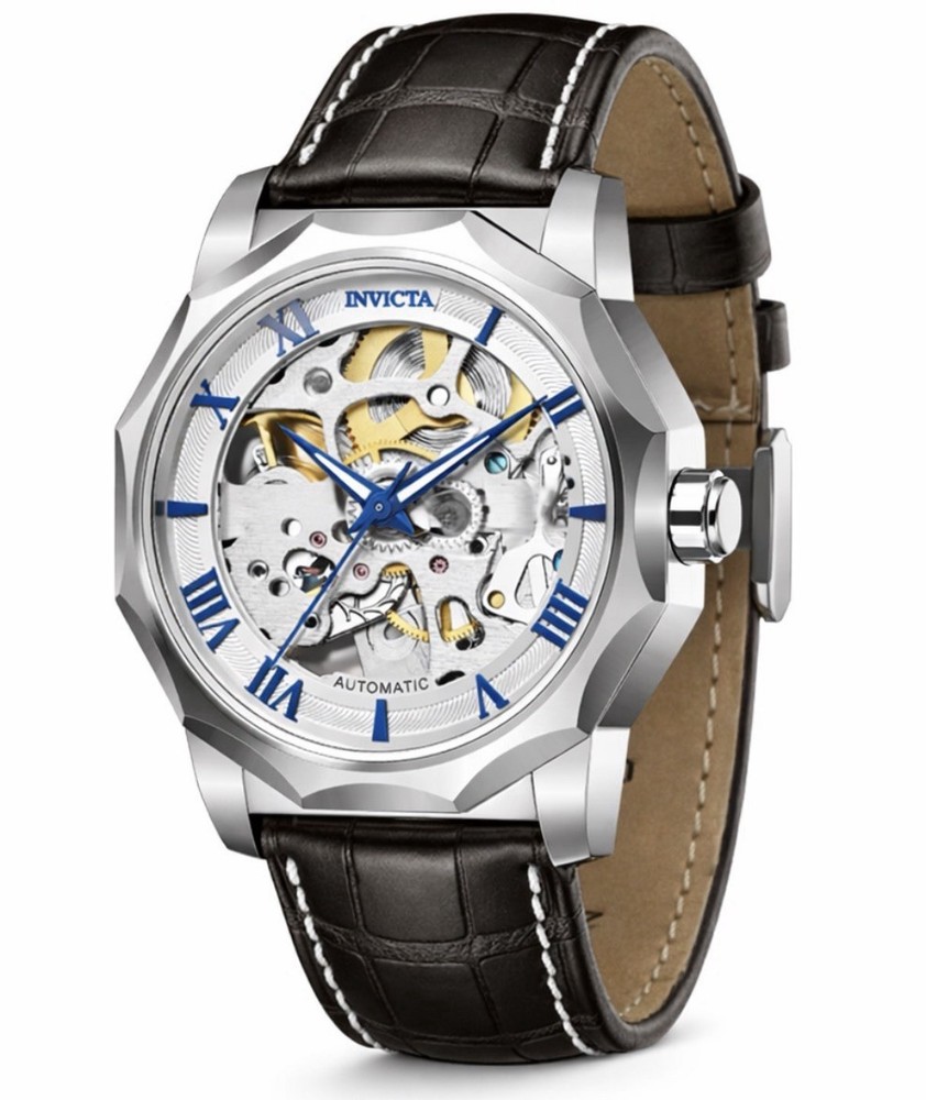 Invicta Objet D Art Epigraph Automatic Men’s Watch w/Skeleton Dial-42mm,Black