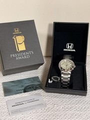 Tourneau Honda President’s Award Swiss Quartz Watch Complete Box & Papers Runs