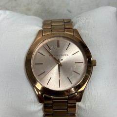 Michael Kors Quartz Watch MK-3197 Women 30m Rose Gold Tone Steel