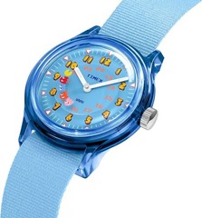 Timex Pac-Man Collaboration Camper TW2V94000 Quartz 30mm Wrist Watch Light Blue