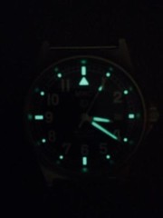 MWC G10LM Military Watch | 50m | Date Window | Screw Case Back | Black strap
