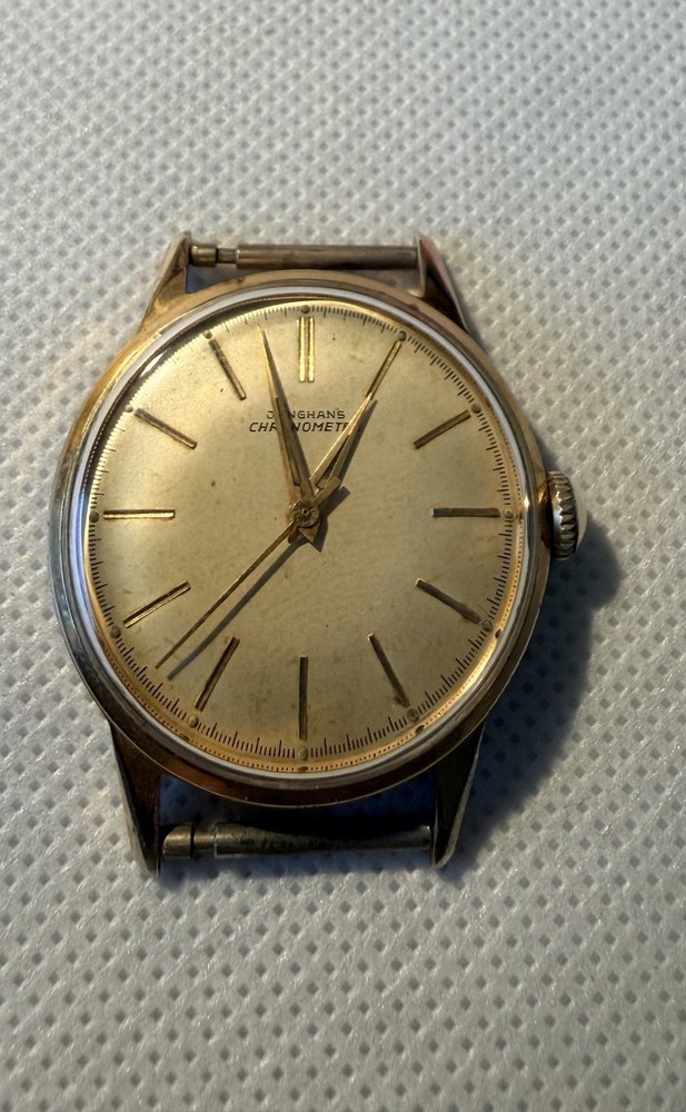 JUNGHANS CHRONOMETER Gold Plated – CAL J 82/1 Caliber 682.72 (1951-1960)