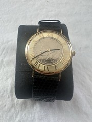 vicence Watch. Only The Bezel Is Gold 14 K