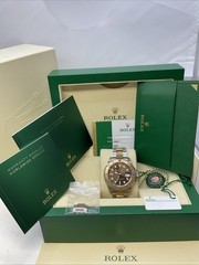 ROLEX YACHT-MASTER 126621 Chocolate Oyster Bracelet with Rose Bezel (2020)