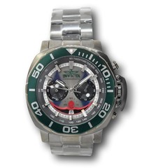 Invicta DC Comics Men’s 48mm Joker Limited Edition Gunmetal Chrono Watch 35074