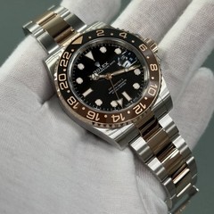 2026 Rolex GMT Master II Root Beer 126711CHNR 40mm 18k Rose Gold Steel Box Paper