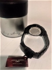 NEW Jorg Gray Mens 9400 Sport Chronograph Black Steel/Red Accent Watch