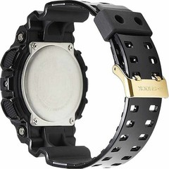 Casio G-Shock GA-100 Series Mens / Boys Analogue-Digital Watch Black & Gold