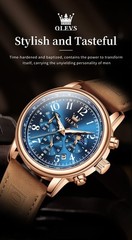 OLEVS 2912 Luminous 3ATM Waterproof Male New Year Present Leisure Quartz Watch