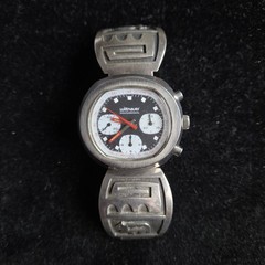 Wittnauer 5010 Vintage 60s-70s Manual Chronograph Sterling Band Men’s Watch