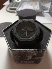 Casio Men’s G-Shock Analog & Digital Black Quartz Watch GA-2100-1A1DR NEW