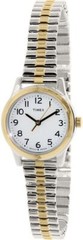 Timex T2N068 Women’s Essex Avenue Two Tone Expansion Band Watch