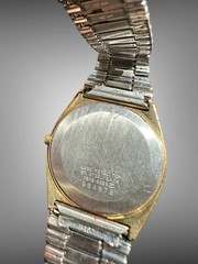 SEIKO 7812-5069 Stainless Steel Gold Tone Watch With Original Band New Battery