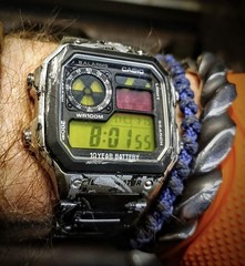 Nuclear Screen Mod For Casio Royale AE-1200 Watch. X6. Watch Not included.