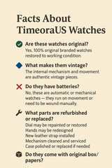 Refurbished Automatic Men’s Watch Day Date | Classic Vintage Style | Steel Strap