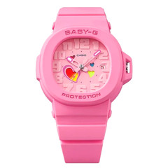 Casio BABY-G BGA-10-4AJF PLAYFUL HEARTS Pink Color Analog Women’s Watch BrandNEW