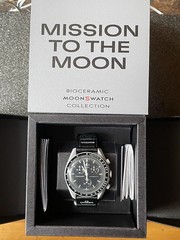 NEW Swatch x Omega Bioceramic Moonswatch Mission To The Moon Watch W/receipt