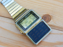 Vintage Casio Data Bank Calculator Alarm Digital Watch DBC-600G module 563 JAPAN