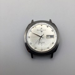 Seiko 5 Sportsmatic Men’s Automatic Day Date 21j Silver Dial 36.5mm -For Repair