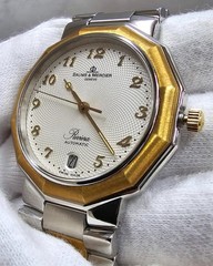 BAUME & MERCIER Riviera 36mm 18K Gold On Steel Watch MOA06660 – STORE DISPLAY
