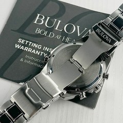 Bulova Marine Star Blue Dial Six-Hand Chronograph Men’s Quartz Watch 96B256