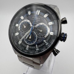 PULSAR VS75-X002 Solar Chronograph Watch Used
