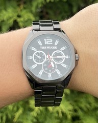 True Religion Men’s Stainless Steel Wristwatch Logo Design