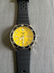 Seiko 5 Sports Automatic Yellow Dial Men’s Watch SRPL87K1
