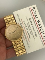 CORUM 35mm 18k Solid Yellow Gold 22k Gold $20 1894 Dollar 25TH ANNIVERSARY Coin