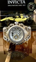 Invicta Reserve Gladiator 2.92 Carat Diamond Swiss Ronda Z60 Caliber 58mm 35059