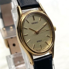 SEIKO SPIRIT Oval Watch 4N21 5200