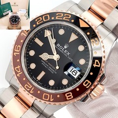 2020 Rolex Rootbeer GMT-Master II 2-Tone 40mm Watch 126711CHNR Box/Papers/Tag
