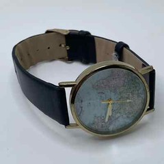 World Map Watch Eastern Hemisphere Unisex 38mm Case Africa Oceania Asia Quartz