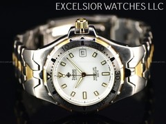 Rare Zodiac 39mm Marine Life Men’s Stainless Steel Automatic White Dial Watch
