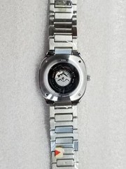 HUSH PUPPIES AUTOMATIC NAVY DIAL DAY/DATE ST.STEEL MEN’S WATCH HP.8581M.1503 NEW