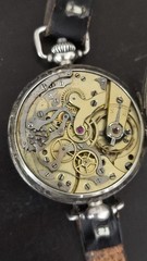1919 INDIAN MARKET Wristwatch Marcks & Co Ltd, Bombay & Poona