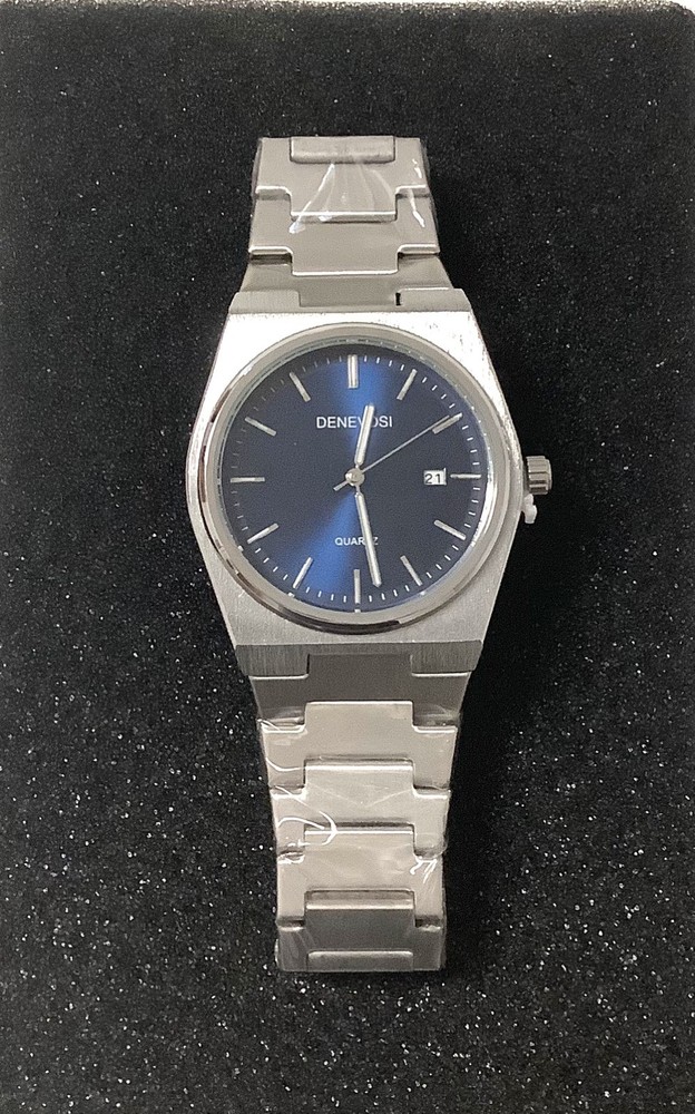 BRAND NEW MEN’S 40mm QUARTZ WATCH * BLUE DIAL * USA SELLER * FREE SHIPPING