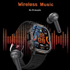 🔥 Smart Watch Men Women (Call Receive/Dial) Rugged Fitness Tracker Waterproof