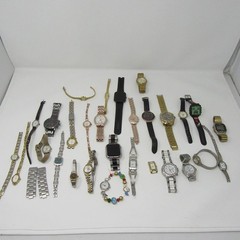 Vintage & Modern Wrist Watch Lot of 29 Armitron Indiglo Apple Watch Fossil 3 lbs