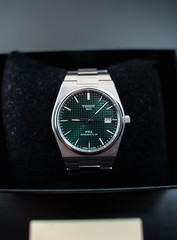 MINT Tissot PRX 40MM Powermatic 80 Green Dial – T137.407.11.091.00
