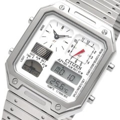 CITIZEN COLLECTION JG2120-65A RECORD LABEL Thermo Sensor Watch Ana-Digi Temp