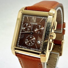 Excellent condition Citizen Eco-Drive Chronograph Solar Watch with origina【USED】