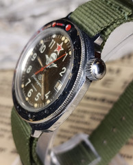 Vintage Soviet Military watch VOSTOK Komandirskie Air Force parachutist USSR 80s