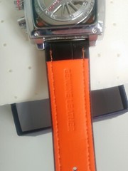 Watch Le Mans Style Steve McQueen Movie Fan New + Boxed Chrome +Leather Strap