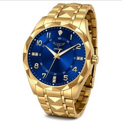 Invicta Men’s Watch Specialty I by Invicta Blue Dial Yellow Gold Bracelet 69020