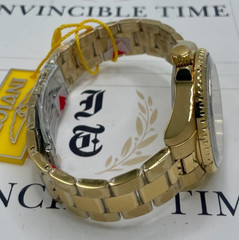 Invicta Elite Diamond 0.76 Carat Diamond Unisex Watch – 38mm, Gold (48777)