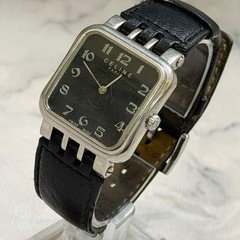 [Rare] Celine CELINE La Paris Set Black Women’s Watch