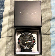 Activa X Invicta Digital Men’s Watch – 49mm. Green Band (ACW8072-004) NIB