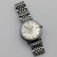 Timex Prestige 21J Self-Wind Watch 6817 7468 (1968) 34mm Runs Accurate