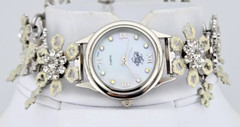 Kirks Folly Snowflake Charm Watch Silver Tone K67 New Battery Running